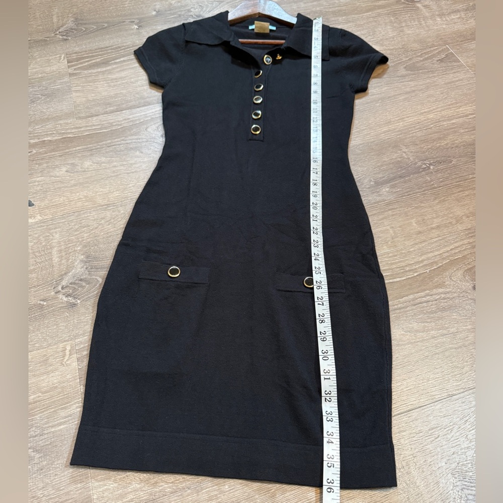 Marciano Black Short Sleeve Dress- Size S - Picture 3 of 6